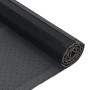 Alfombra rectangular bambú negro 100x500 cm