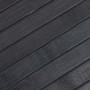 Alfombra rectangular bambú gris 100x400 cm