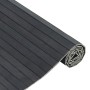 Alfombra rectangular bambú gris 100x200 cm