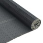 Alfombra rectangular bambú gris 100x200 cm