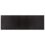 Alfombra rectangular bambú marrón oscuro 100x300 cm