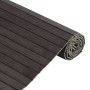 Alfombra rectangular bambú marrón oscuro 100x300 cm