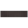 Alfombra rectangular bambú marrón oscuro 70x300 cm