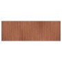 Alfombra rectangular bambú marrón 100x300 cm