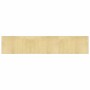 Alfombra rectangular bambú color natural claro 60x300 cm