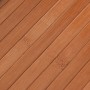 Alfombra rectangular bambú marrón 60x1000 cm