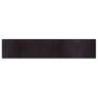 Alfombra rectangular bambú marrón oscuro 100x1000 cm