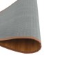Alfombra redonda bambú marrón 100 cm