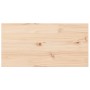 Tablero de mesa rectangular 2 uds madera de pino 80x40x2,5 cm