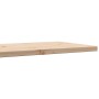 Tablero de mesa rectangular 2 uds madera de pino 80x40x2,5 cm