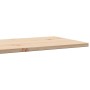 Tablero de mesa rectangular 2 uds madera de pino 80x40x1,7 cm