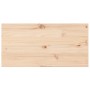 Tablero de mesa rectangular 2 uds madera de pino 90x45x1,7 cm