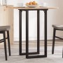 Patas de mesa de comedor estructura O hierro fundido 80x40x73cm