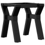 Patas de mesa de centro estructura Y hierro fundido 30x30x33 cm