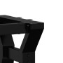 Patas de mesa de centro estructura Y hierro fundido 80x70x43 cm
