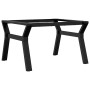 Patas de mesa de centro estructura Y hierro fundido 70x60x43 cm
