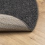 Alfombra peluda pelo largo moderna PAMPLONA antracita Ø 120 cm