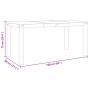 Mesa de comedor Panama madera maciza de pino 160x80x75 cm