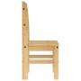 Sillas de comedor 2 uds madera maciza de pino 40x46x99 cm