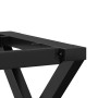 Patas de mesa de centro estructura X hierro fundido 80x40x43 cm