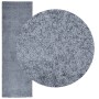 Alfombra peluda de pelo largo moderna PAMPLONA azul 80x250 cm