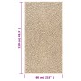 Alfombra ZIZUR apariencia de yute interior y exterior 60x110 cm