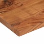 Tablero de mesa rectangular madera maciza acacia 70x20x2,5 cm