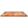 Tablero de mesa rectangular madera maciza acacia 80x70x2,5 cm