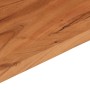 Tablero de mesa rectangular madera maciza acacia 80x30x3,8 cm
