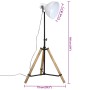 Lámpara de pie blanco 25 W E27 75x75x90-150 cm