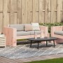 Sofá de jardín de 2 plazas madera maciza Douglas 134x60x62 cm
