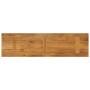 Tablero de mesa rectangular madera maciza mango 120x40x2,5 cm