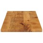 Tablero de mesa rectangular madera maciza mango 140x50x2,5 cm