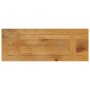 Tablero de mesa rectangular madera maciza mango 80x20x3,8 cm