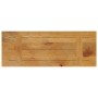 Tablero de mesa rectangular madera maciza mango 80x30x3,8 cm