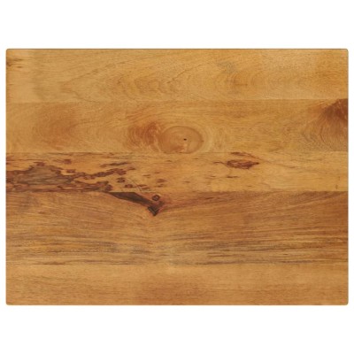Tablero de mesa rectangular madera maciza mango 90x70x3,8 cm