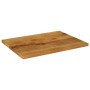 Tablero de mesa rectangular madera maciza mango 90x70x3,8 cm