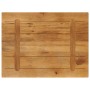 Tablero de mesa rectangular madera maciza mango 90x70x3,8 cm