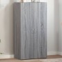 Armario archivador madera ingeniería gris Sonoma 60x32x115 cm