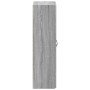 Armario archivador madera ingeniería gris Sonoma 60x32x115 cm