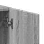 Armario archivador madera ingeniería gris Sonoma 60x32x115 cm