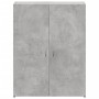 Armario archivador madera ingeniería gris hormigón 60x32x77,5cm