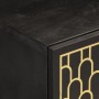 Mueble de TV madera maciza de mango 80x31x46 cm