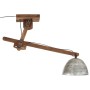 Lámpara de techo plateado vintage 25 W E27 105x30x65-108 cm
