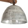 Lámpara de techo plateado vintage 25 W E27 105x30x65-108 cm