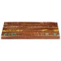 Tablero mesa rectangular madera maciza reciclada 60x50x3,8 cm