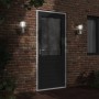 Aplique de exterior de acero inoxidable plateado