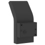 Lámparas de pared LED de exterior 2 uds aluminio fundido negro