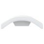 Lámparas de pared LED de exterior 2 uds aluminio fundido blanco