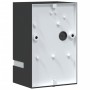 Aplique de exterior de acero inoxidable negro